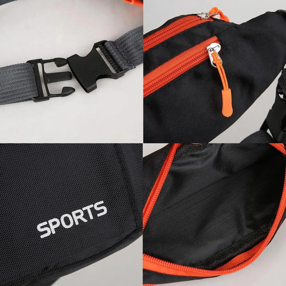 Gürtel tasche zum Laufen wasserdichte Hüft tasche Laufen Gürtel tasche tragbare Brust Umhängetasche Sport Hüft tasche für Handys – Detail 9