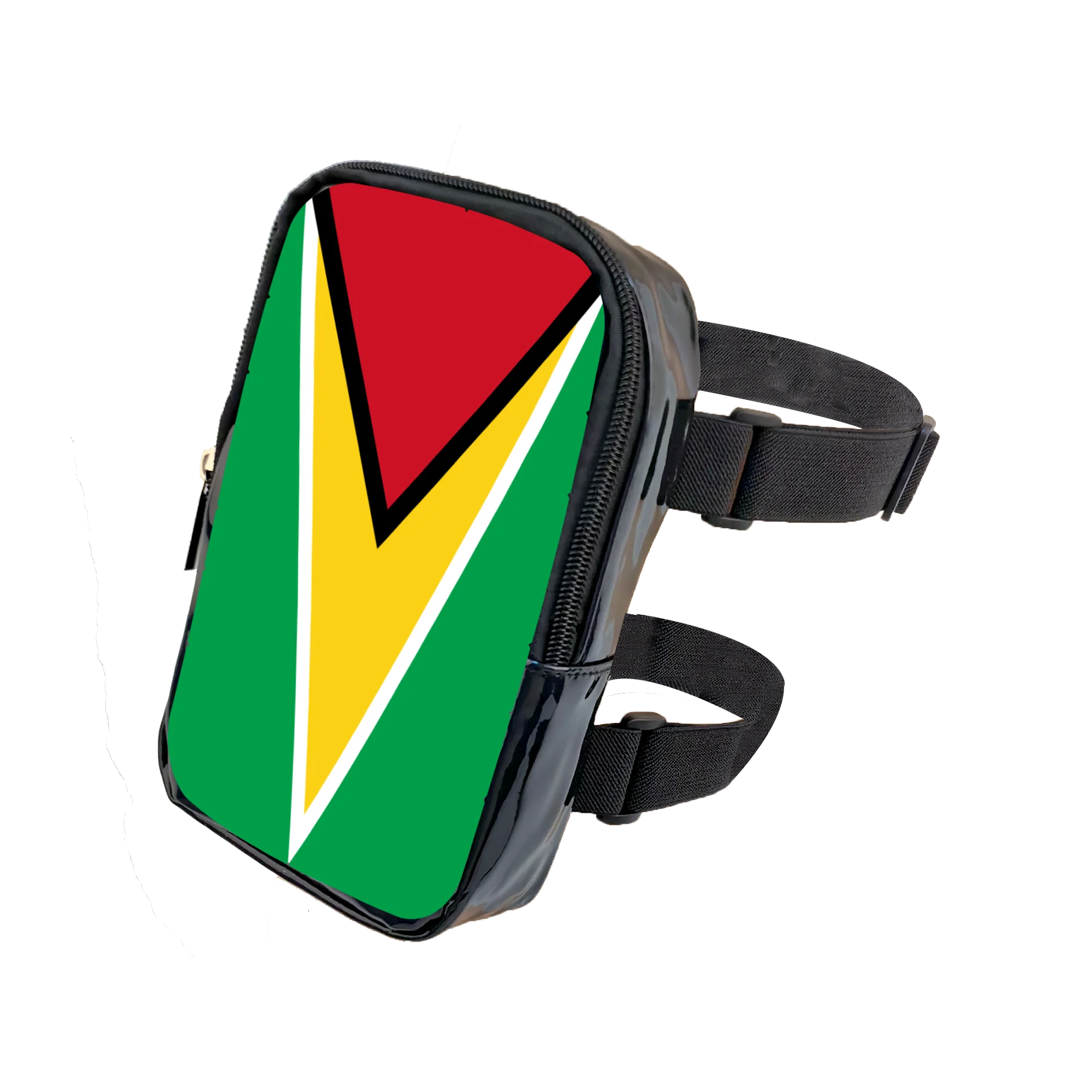 Barbados Flag Thigh Bag - Adjustable Leg Harness For Carnival & Travel