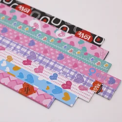 Colorful Origami Paper Strips for DIY Crafts and Handmade Gifts (Letter heart)