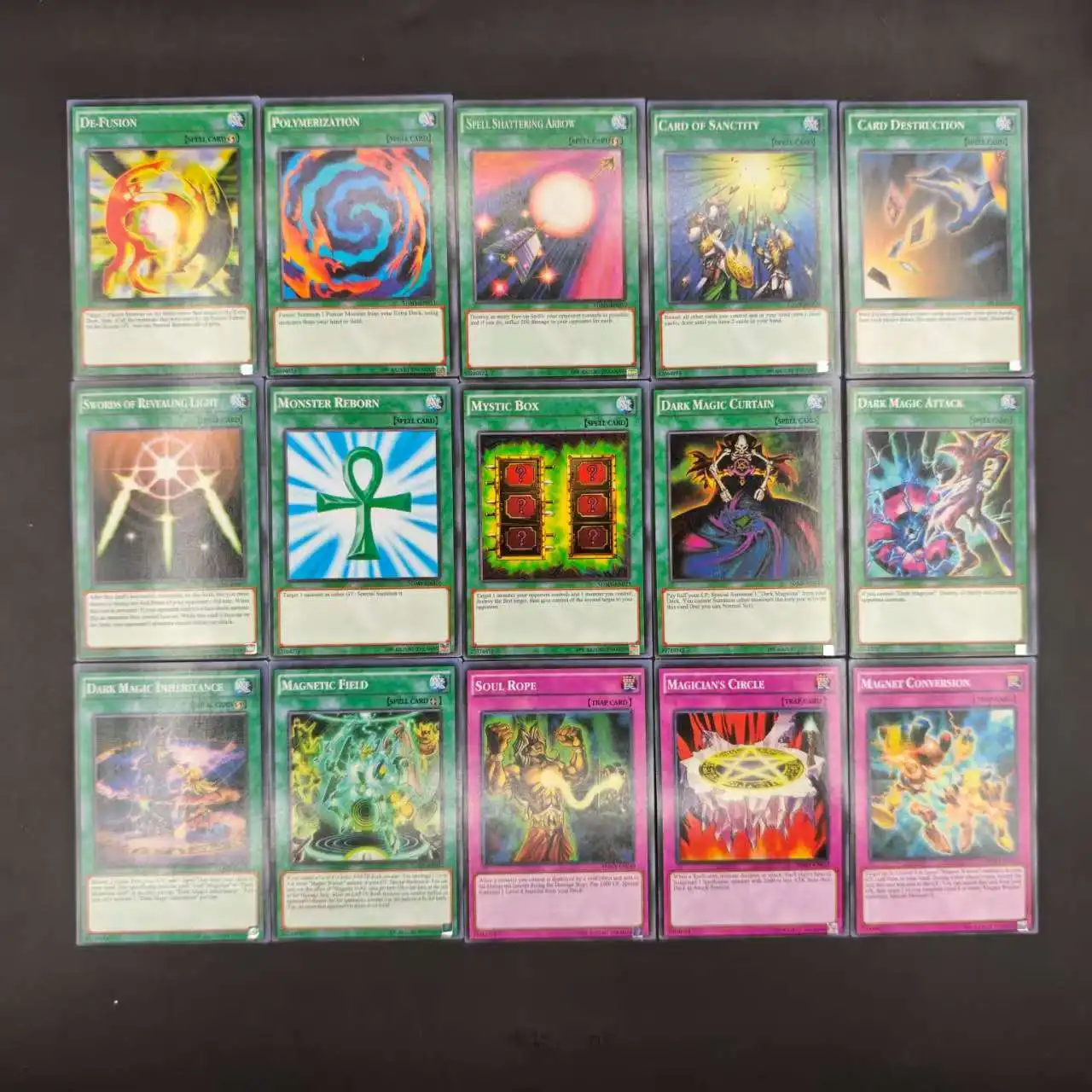 Yu-Gi-Oh Holographic Golden White Dragon Duel Game Card Collection with Tin Box
