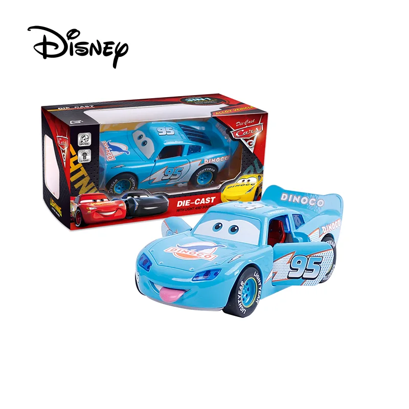 Cartoon toy boy car mobilization large alloy lightning McQueen racing car can open the door combination rebound car 5