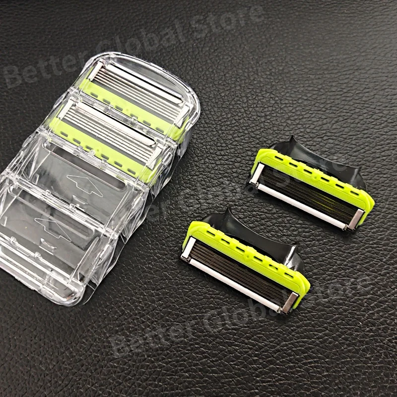 남성용 면도기, 프리미엄 면도기, 5중 면도날, 얼굴 수염 제거용, 교체 가능한 면도날 포함, 5중 리필