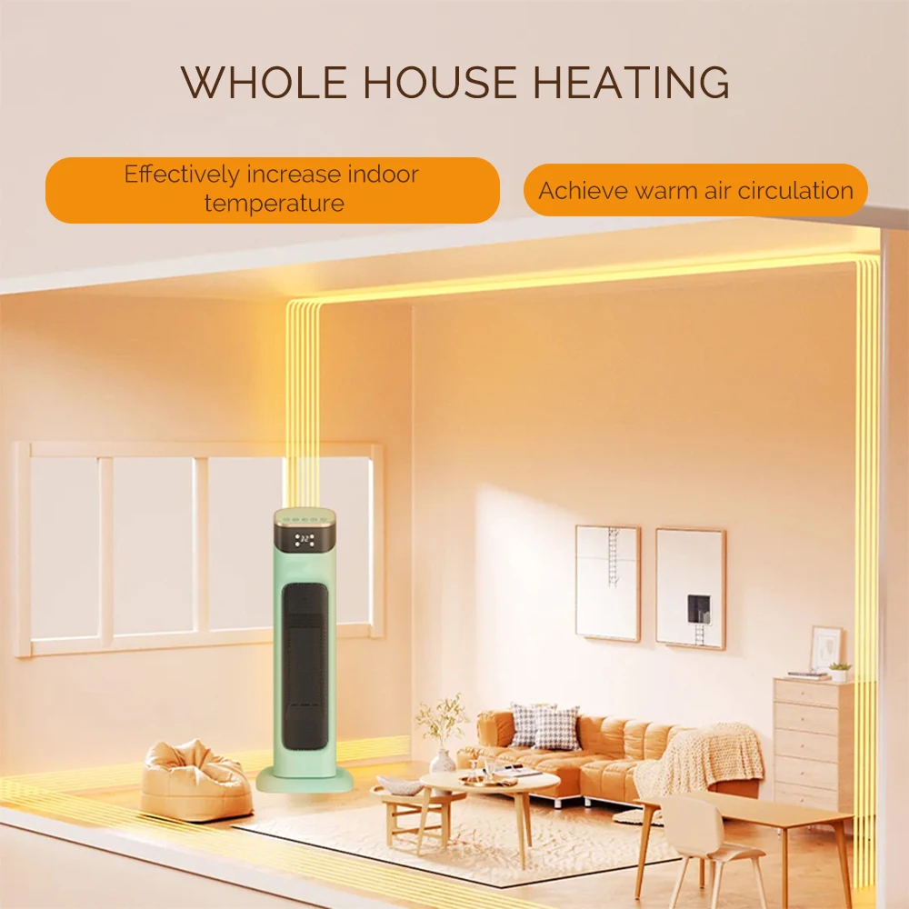 موقد كهربائي سخان 1500 واط PTC الحرارة السريعة الم...