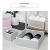 Drawer Organizer 6Pcs/Set Bedroom Closet Storage Boxes,Fabric Foldable Closet Storage Basket Bin for Clothes,Underwear,Bra,Socks 4