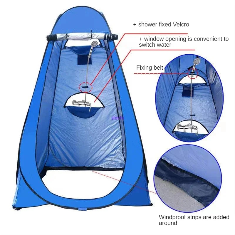 

Bathing Tent Camping Shower Tent Changing Tent Warm Thickening Changing Tents Simple Bathing Cover Toilet Outdoor