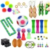 Sensory Toys Bean AntiStress Stretchy Strings Push It Squishy Chain Pops Cube Rainbow Ball Mini Squeeze Toy For Adults Kids Gift 1
