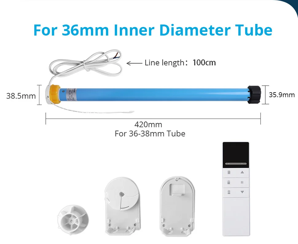 Zemismart WiFi blind motor remote and app control overview