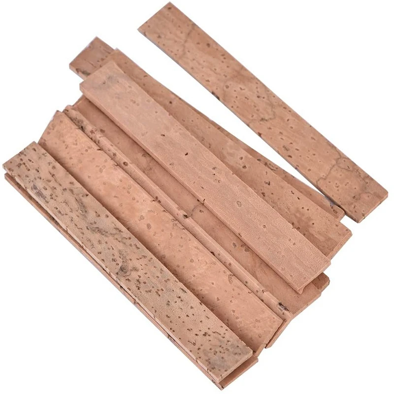 10 Pcs Clarinet Joint Cork Sheet Instrument Sax Repair Accessories Replacement Kit Replacement Kit,9.1X1.3X0.2Cm