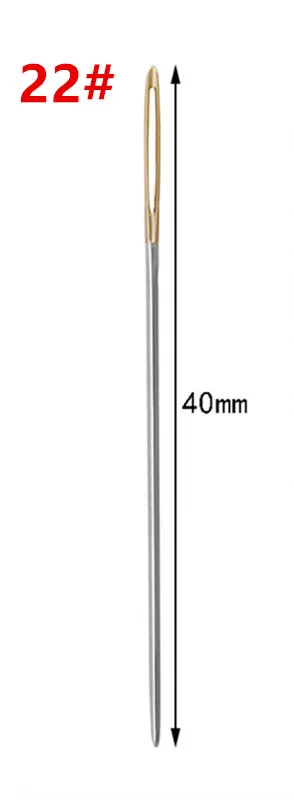 Lot De 20 Aiguilles à Broder Main – 24/26 Grand œil – Idéal Point De Croix (neuf)