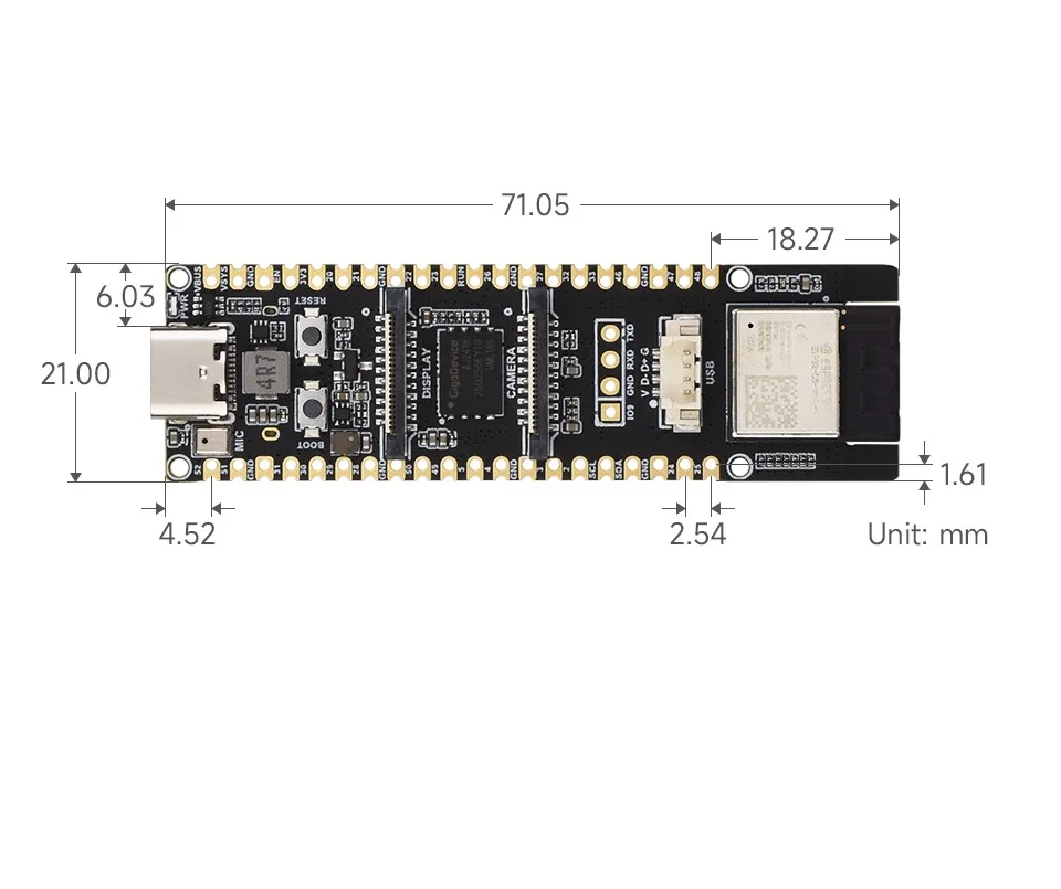 รูปสินค้า บอร์ดพัฒนา ESP32-P4 สำหรับ IoT และ Bluetooth BLE5