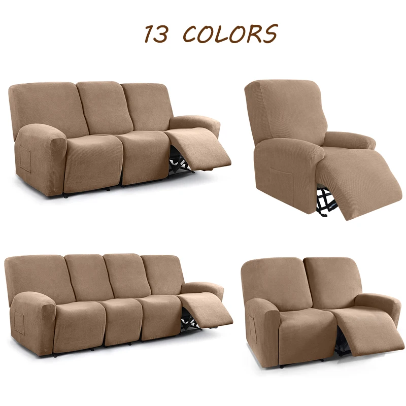 Jacquard Recliner Sofa Cover Elastic Sofa Protector Lazy Relax Armchair Covers Couch Cover Stretch Slipcovers For Home Decor 5