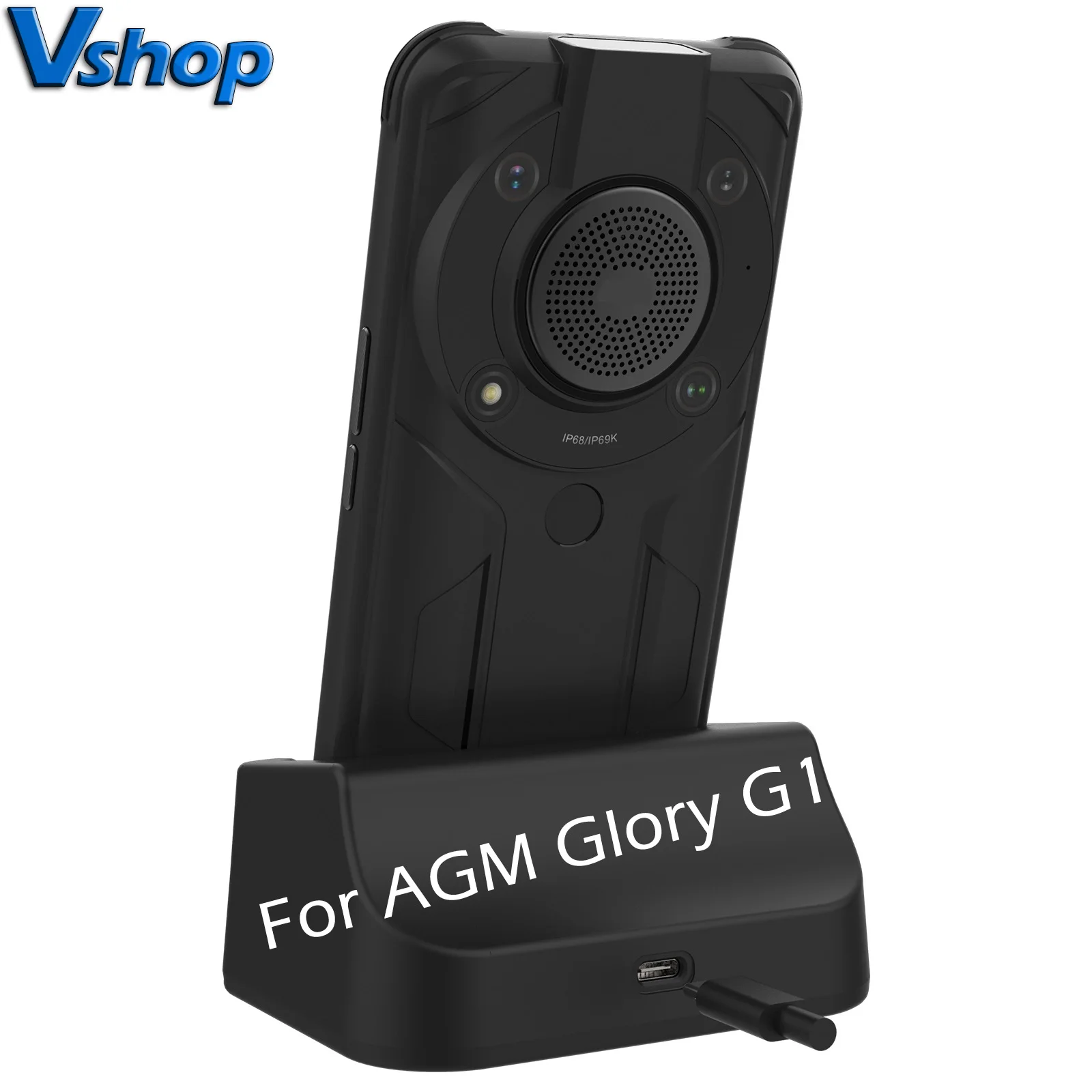 AGM Charging Dock AGM USB-C / Type-C Desktop Charging Dock for AGM Glory G1 AGM Phone Charger