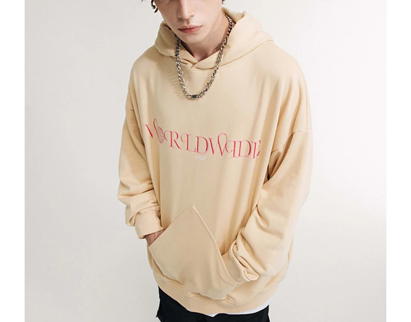 cool hoodies Street Style Fashion Taste Letters Printed Pullover Sweatshirt High Quality Unisex Casual Harajuku Y2k Oversize Thick Hoodie white hoodie mens