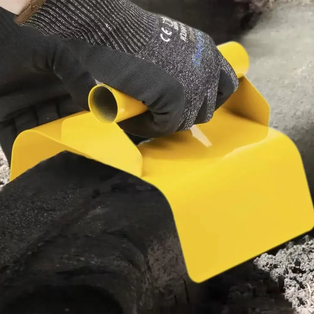 Professional Concrete Curbing Trowel with Handle Landscape Curb Tool 2