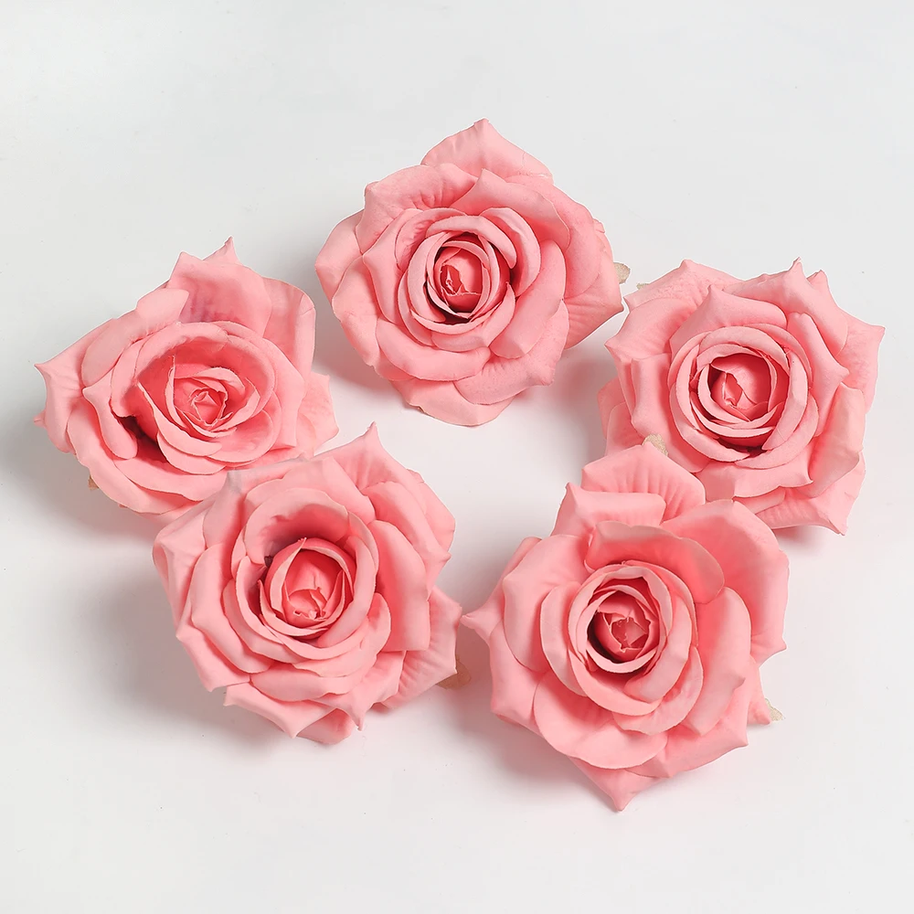 2/5 Stück Künstliche Rosen aus Seide, Deko-Blumen für Zuhause, Hochzeit, Garten, Party, DIY-Kleidungszubehör – Detail 10
