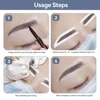 2024 Disposable Eyebrow Design Stencil Eyebrow Tint Airbrush Auxiliary Sticker for Brows Shaping with Single EyebrowsType Option 5