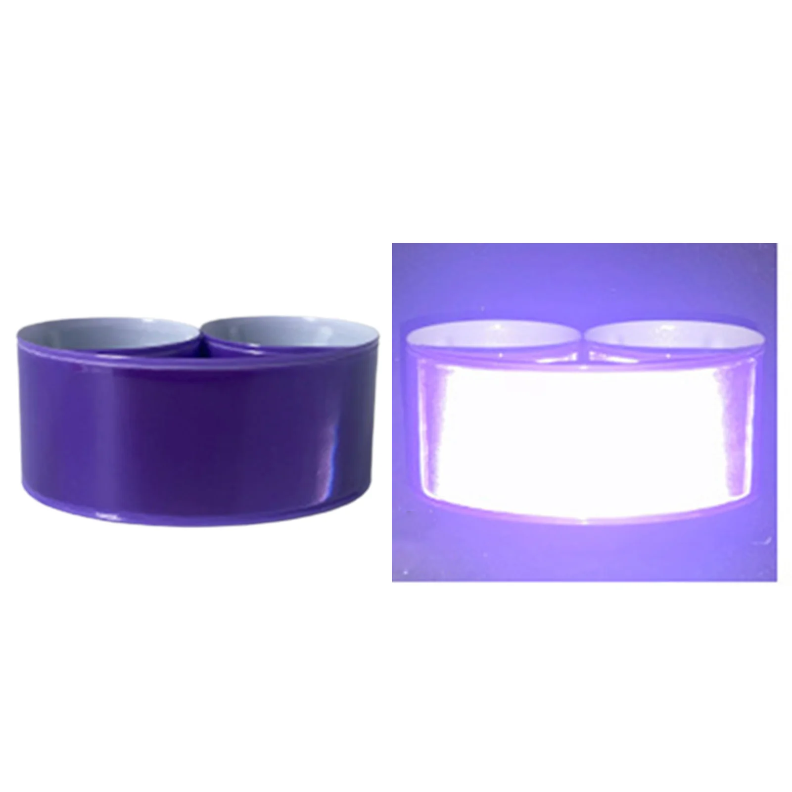 Fluorescent Reflective Safety Slap Bands