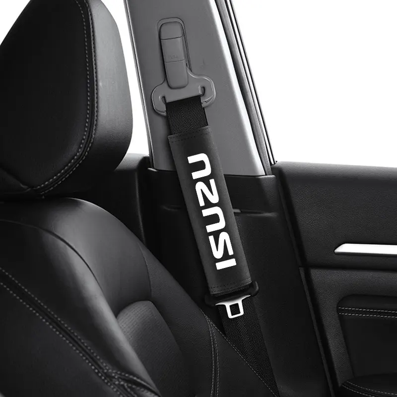 Car seat belts Comfort strap shoulder protector for Isuzu D-MAX D MAX Dmax I II PANTHER ASCENDER WFR NFR ATV TROOPER Accessories