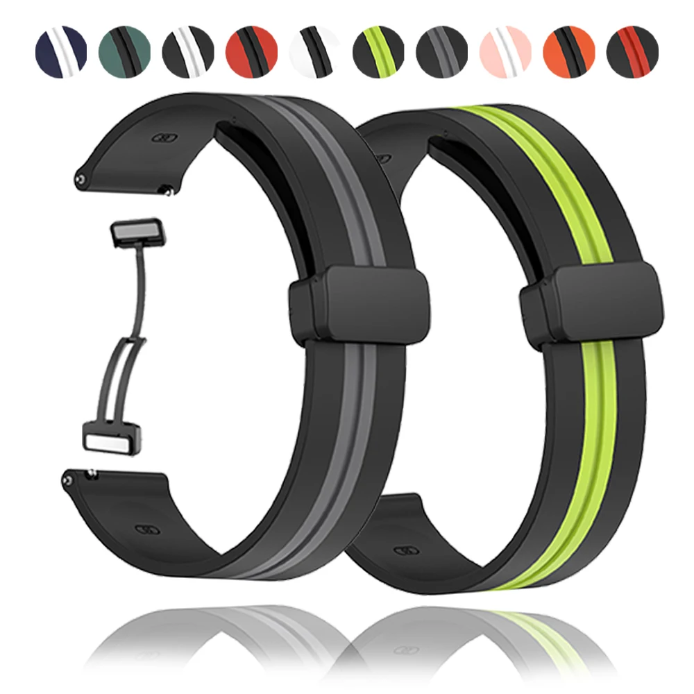 

Silicone Sport Band For COROS APEX Pro 46mm 42mm Magnetic Strap For COROS PACE 2 Replacement Correa Bracelet Watchband 20mm 22mm