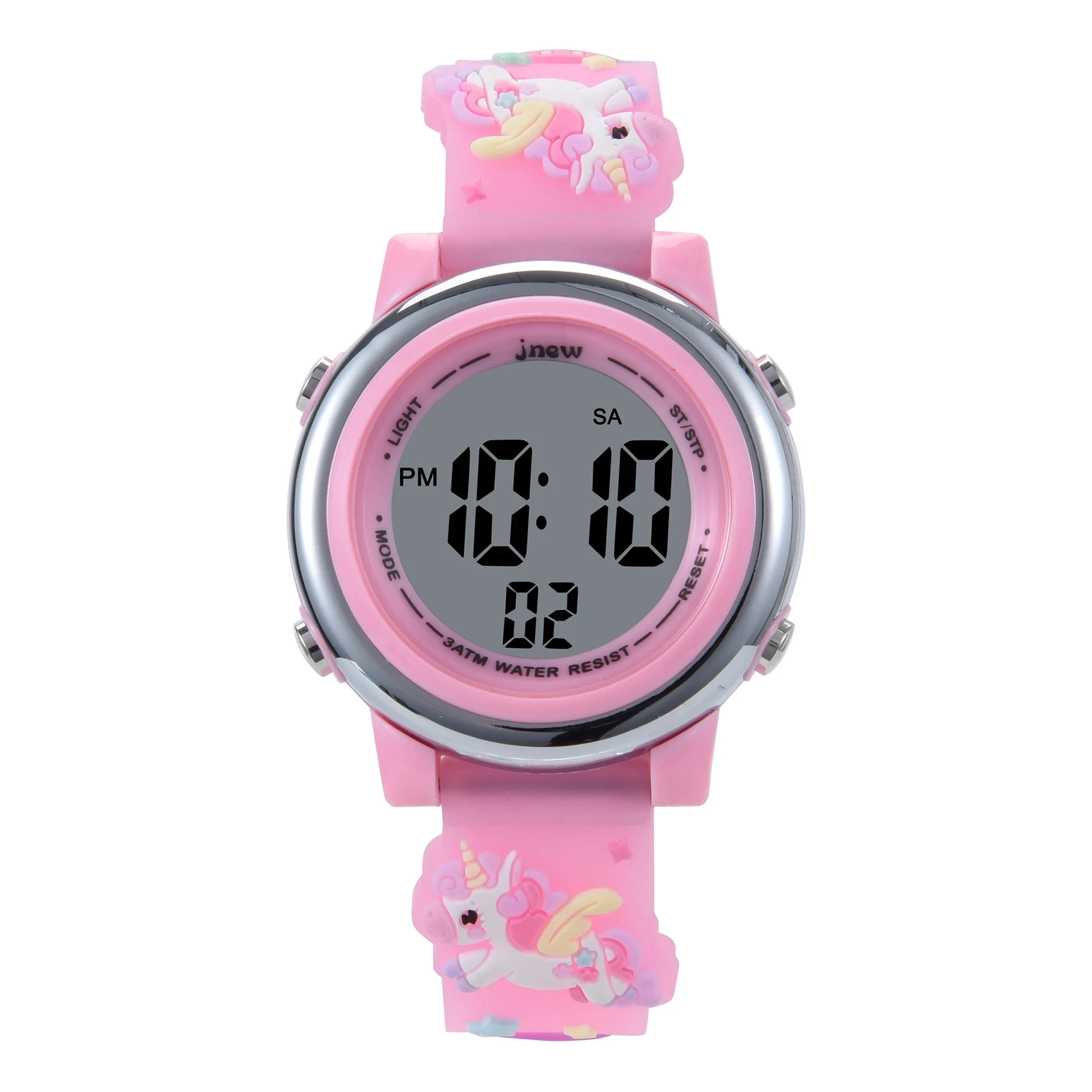 Children's Electronic Watch Cute Unicorn Colorful Night Light Female Clock Fashionable Sports Waterproof Clock Reloj CE105 5