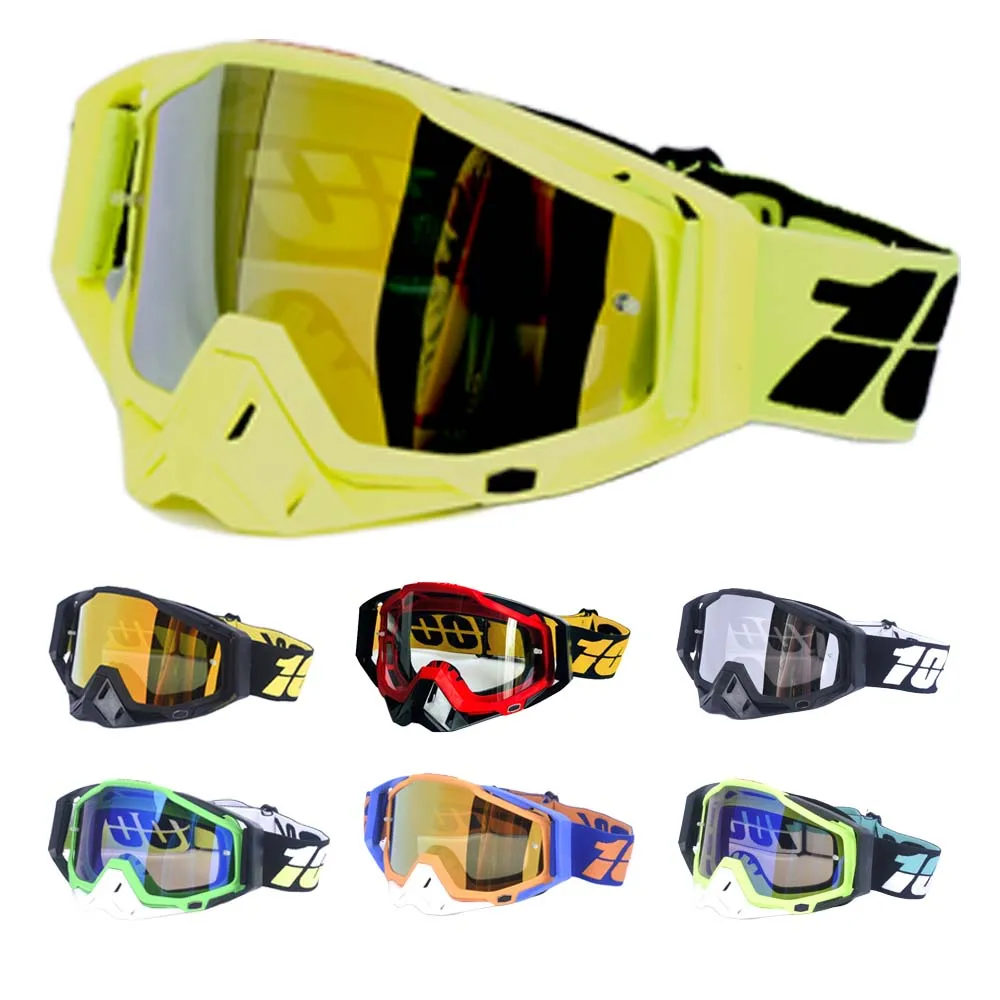 

2024 Hot Motorcycle Glasses Sunglasses Motocross Dirt Bike Goggles UV400 MX Motorcycle Helmet Goggles Women Men Cycling Glasses