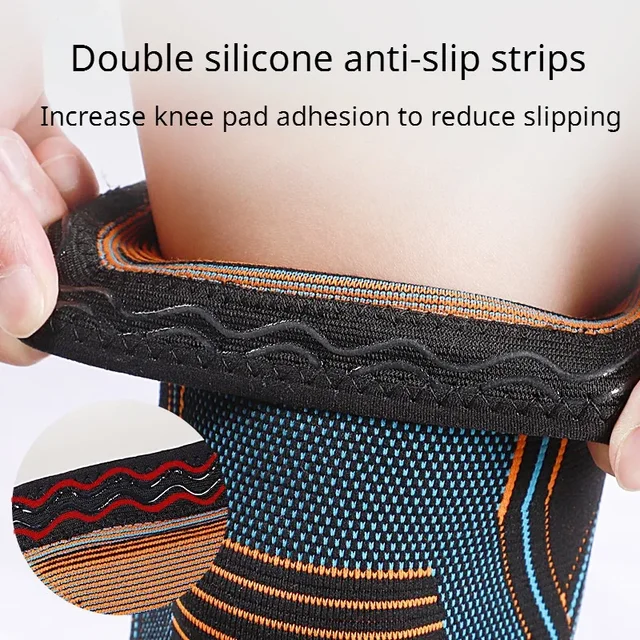 Compression Knee Pads Knee Support Sleeve Gym Sports Protector Basketball Volleyball Run Fitness Equipment Knee Protection 3
