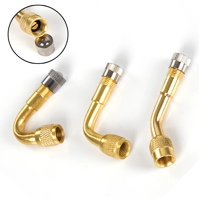 Juego De Extensiones Para Inflar Neumáticos - 3 ángulos (45°, 90°, 135°), Adaptador Universal Para Coche, Moto Y Scooter