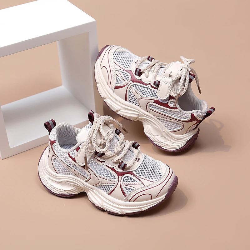 Breathable Mesh Kids Running Shoes for Boys and Girls