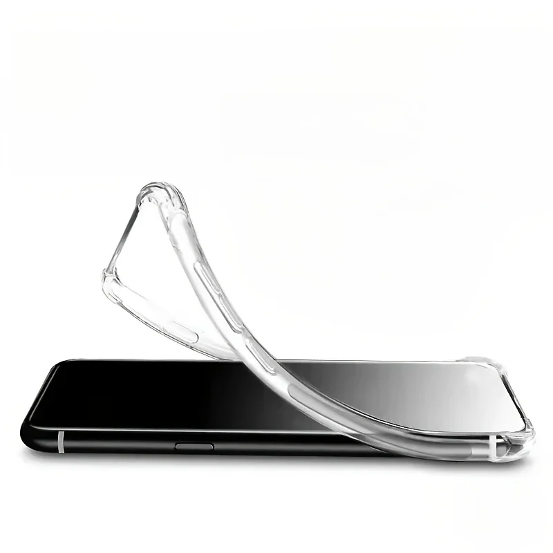 Clear Soft Silicone Protective Phone Case - Transparent Back Cover