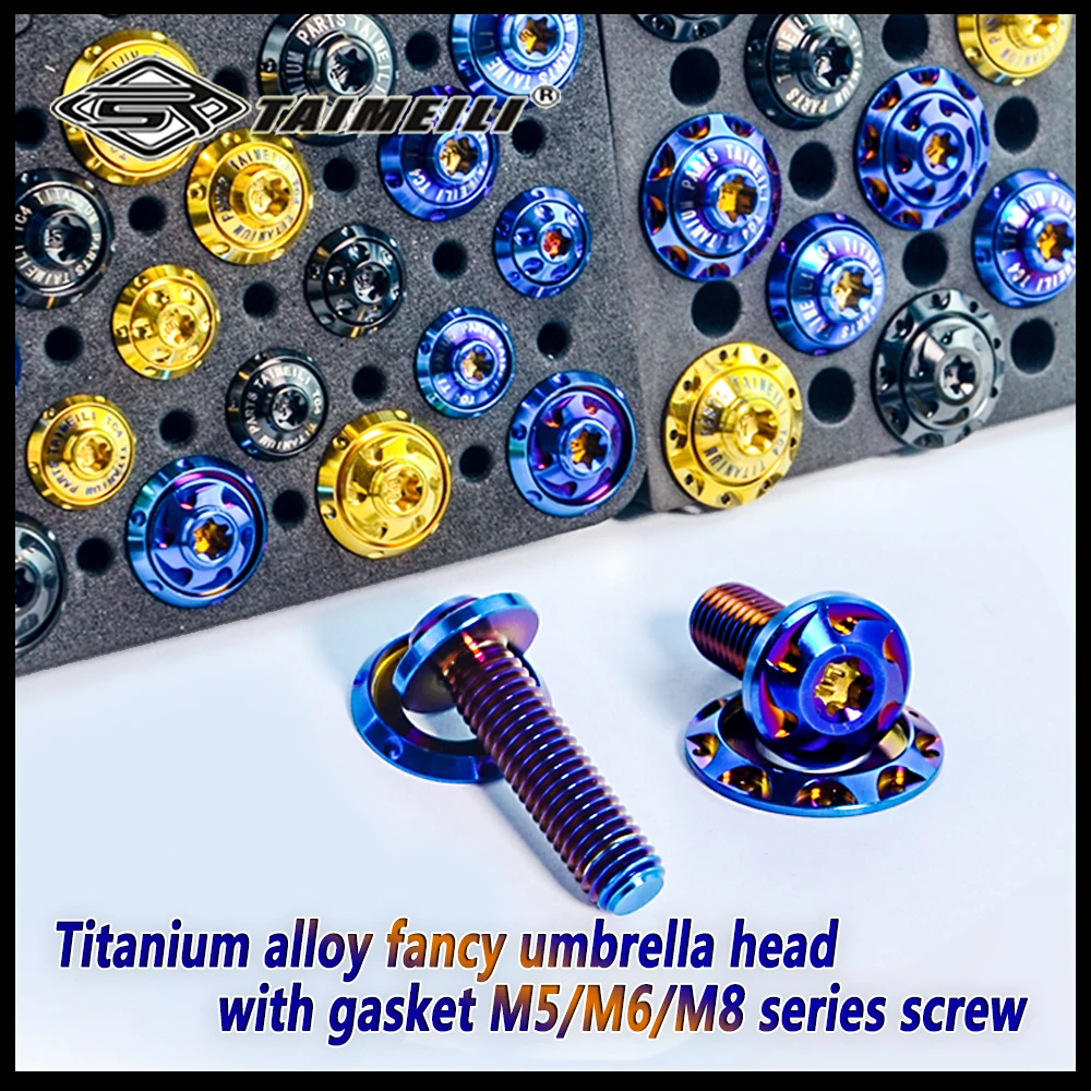 Cabeça Parafuso, M6M8X15-45mm, Motocicleta Decoração Modificação, 1Pc