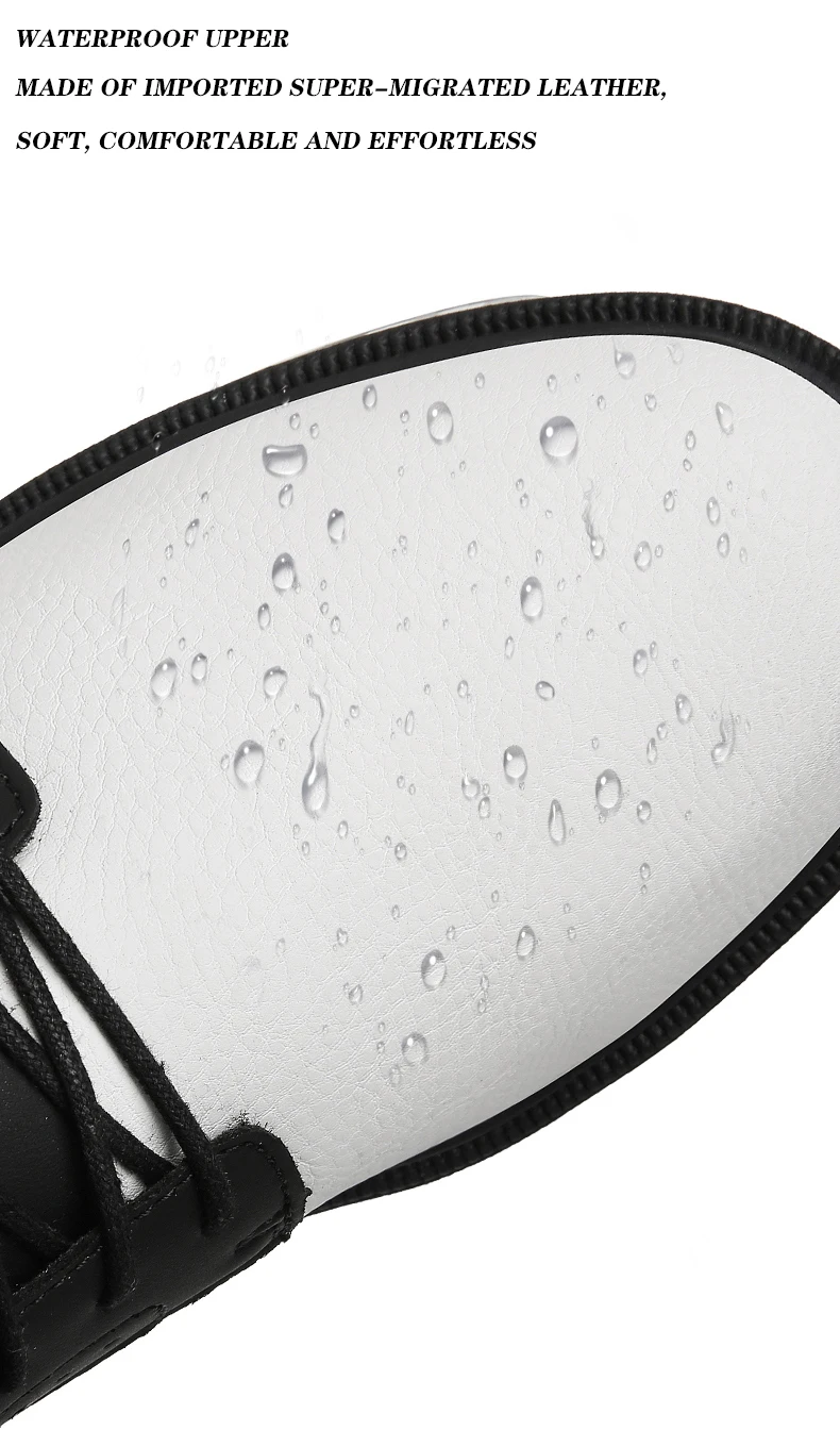 Description Picture 6 of item2024 Golf Shoes Men X21 Waterproof Anti-slip Studs Golf Outdoor Training Luxury Brand Sport Shoes Designer Leather Golf Sneakers