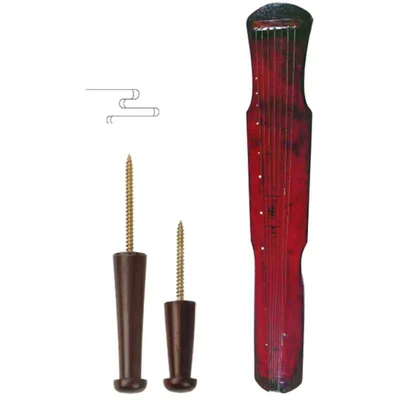 Professional Guzheng Hook Guqin Wall Nails Zither Sandalwood Hook for Musical Instrument