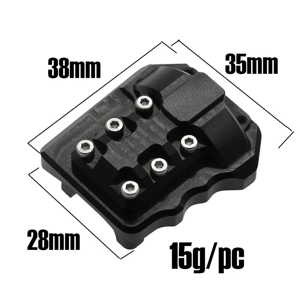 Metal Bridge Cover Shell Differential Bridge Egg Shell Modification Parts R33 Compatible For TRAXXAS 1/10 Climbing Car TRX4 Axle images - 6