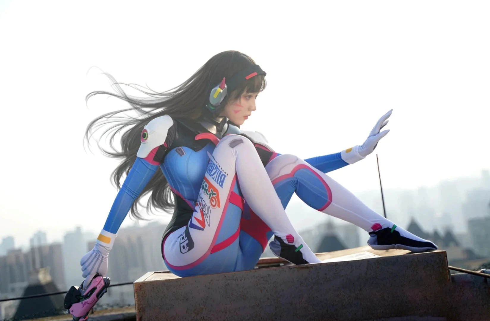 Overwatch D.Va Zentai Suit Cosplay Costume
