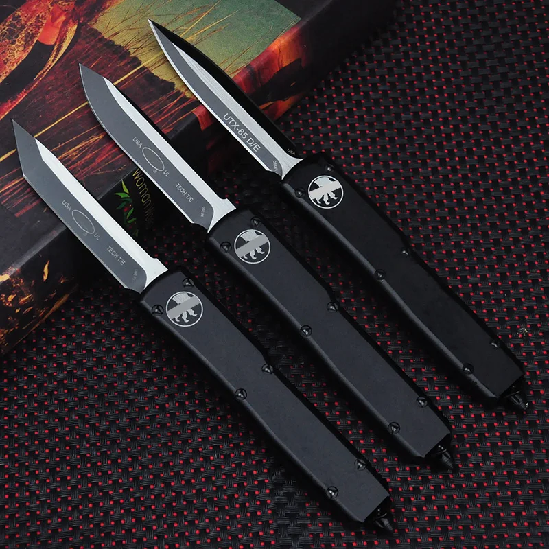 

UTX UT 85 Series OTF Tech Knife Micro Ultra Knife M390 Steel Tanto Blade EDC Self Defense Pocketknives Aluminum Alloy Handle