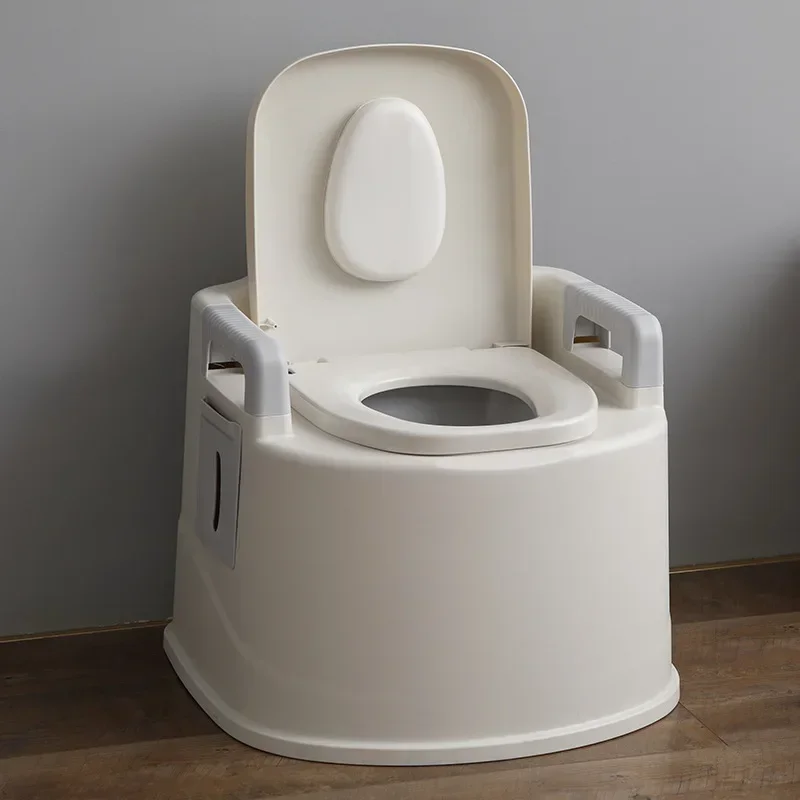 Camping Toilet  Elderly High LoadBearing Movable Commode Chair for Pregnant Women Designed for Comfort Adjustable Bathroom Seat 6