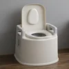 Camping Toilet  Elderly High LoadBearing Movable Commode Chair for Pregnant Women Designed for Comfort Adjustable Bathroom Seat 6