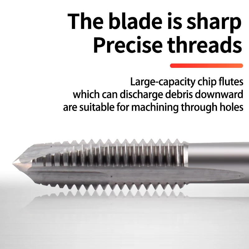 HSSE-M35 DIN 371 376 Standard Spiral Pointed Tap M2 M3 M4 M5 M6 M8 M10 M12 Machine Screw Thread Taps