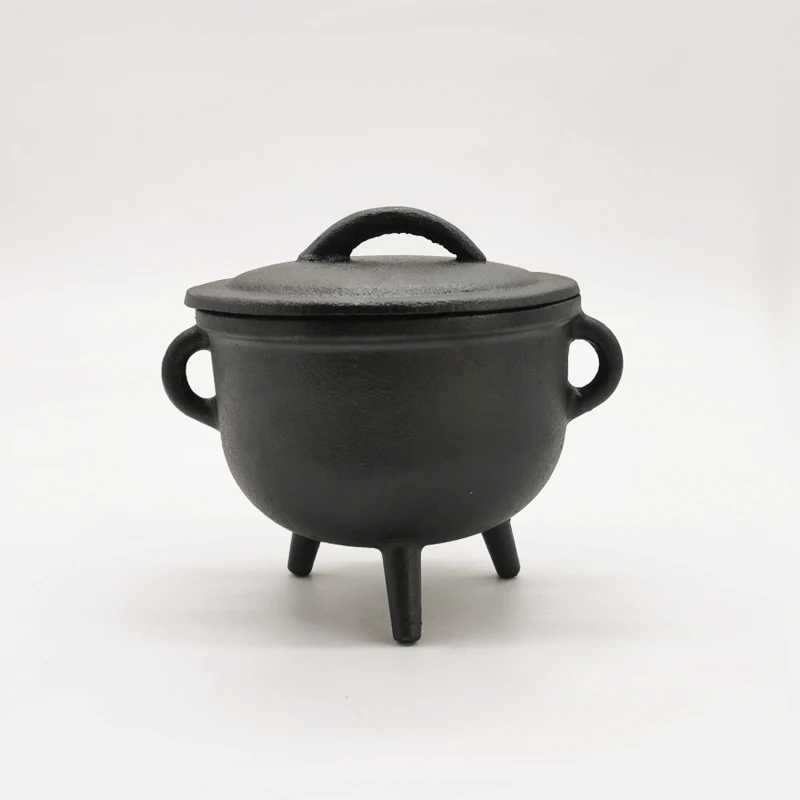 480ml Cast Iron Three Legs Pot Mini South Africa Potjie Cookware 480ml Cast Iron Three Legs Pot Mini South Africa Potjie Cookware