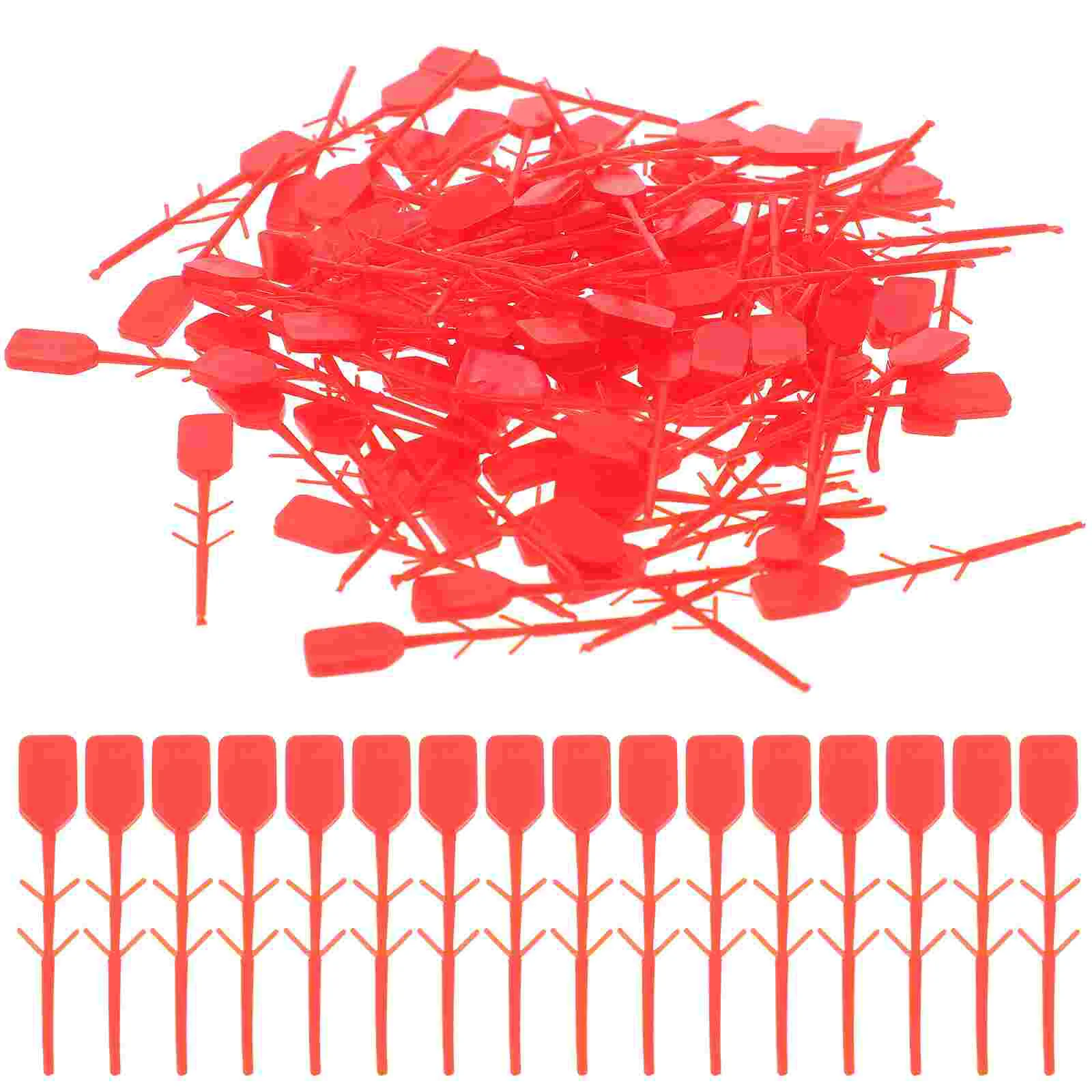 

100 Pcs Fire Extinguisher Plastic Seal Pull Pin Seals Safety Labels for Part Locks Tags Tamper Latch Accessories