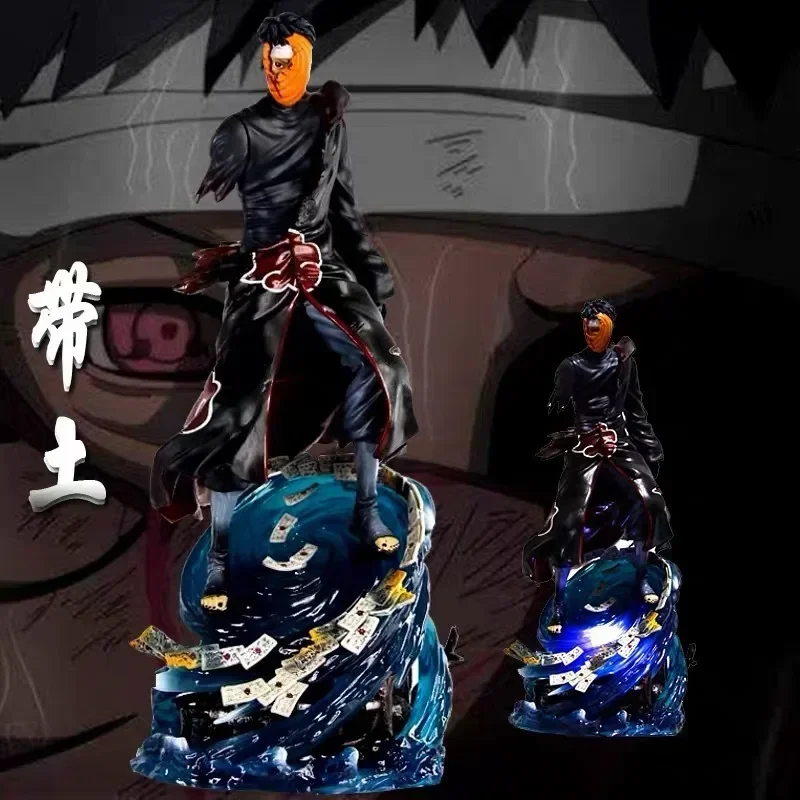 Figuras de anime de gran tamaño de Naruto Akatsuki, Uchiha Obito, Konan Kakuzu, figuras de acción de PVC, adornos, colección de figuritas de regalo