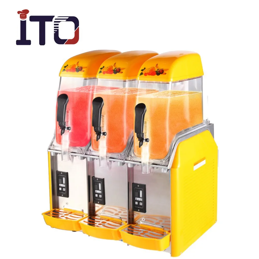 Catering Equipment Double Tanks Slush Machine 12Lx3 Commercial Slushie Machine 2