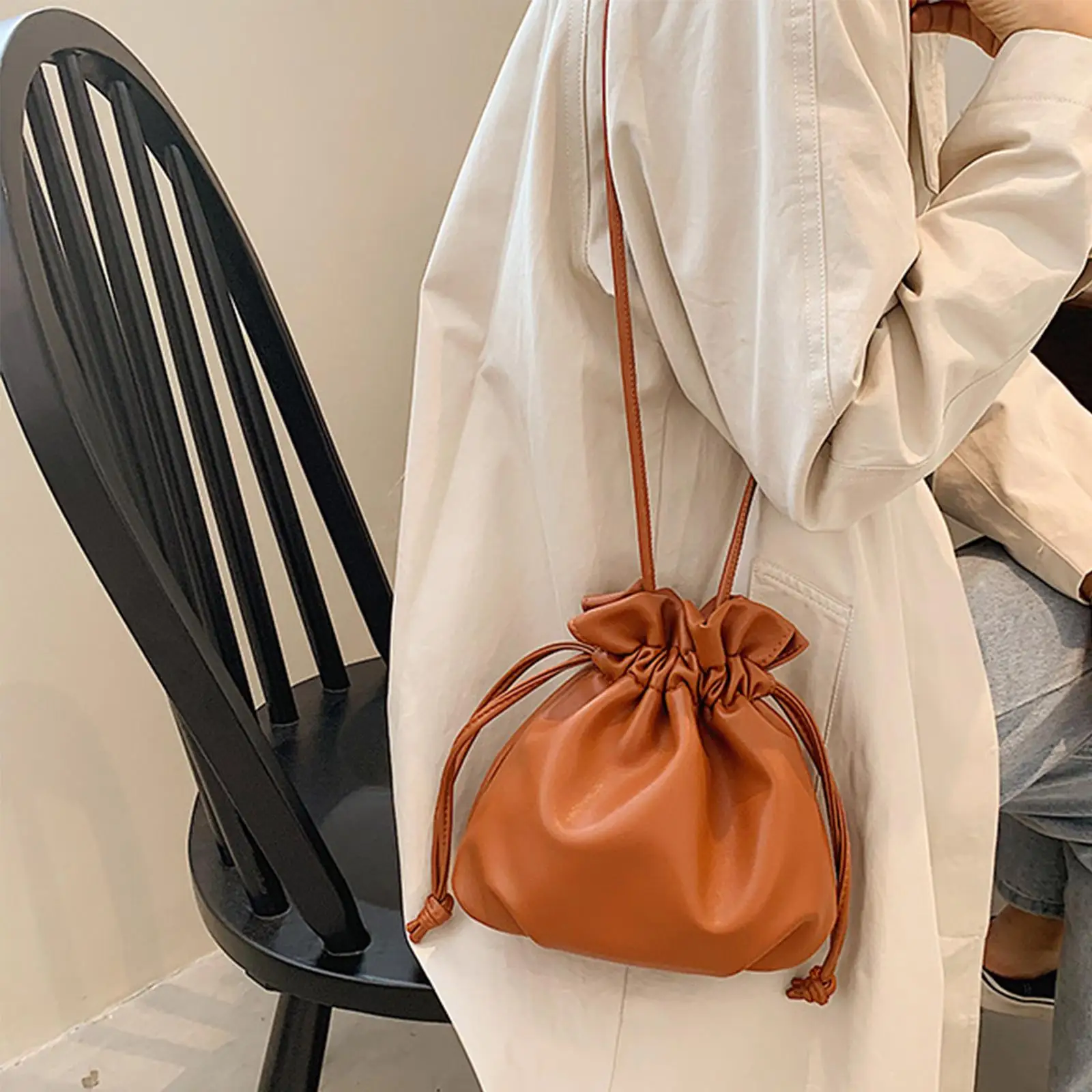 バッグ slow horse pit-Draw string shoulder bag slow horse pit-Draw string shoulder bag