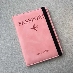 Customized Designer Passport Cover with Elastic Band (Pink with name)