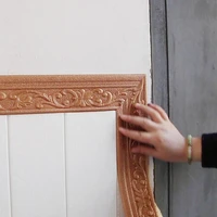 10m/Roll 3D Wall Trim Line Skirting Border Self Adhesive Waterproof Baseboard Wallpaper Wall Sticker For Room Home Decoration 5
