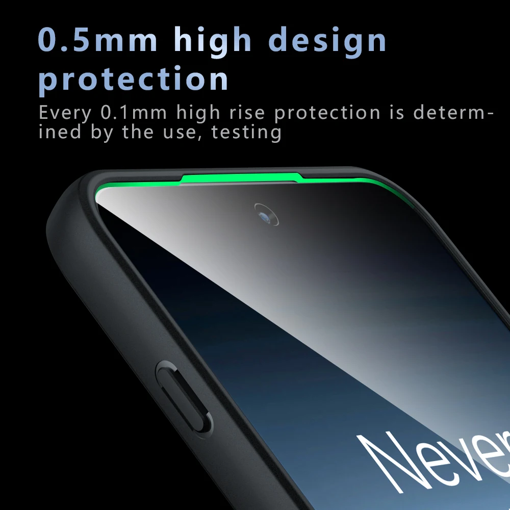 Enhanced Magnetic Shockproof Translucent Matte Phone Case with Soft TPU Frame