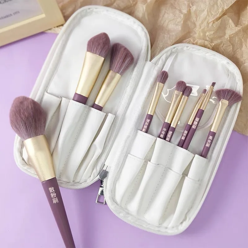 

9Pcs Makeup Brushes Set Eyeshadow Eyebrow Brush Beauty Make up Blending Tools Concealer Cosmetics Tool
