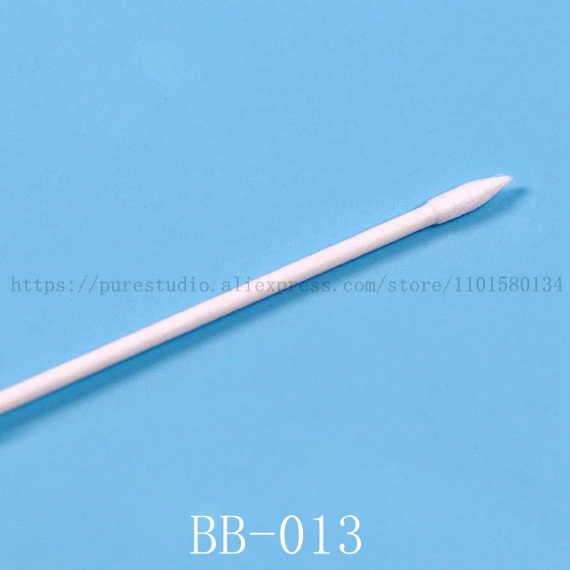 1pack（25pcs）Fiber Optical connector adaptor Cleaner HUBY-340 Dust-free cotton swab wipe stick BB-013 sharp head Optical fiber