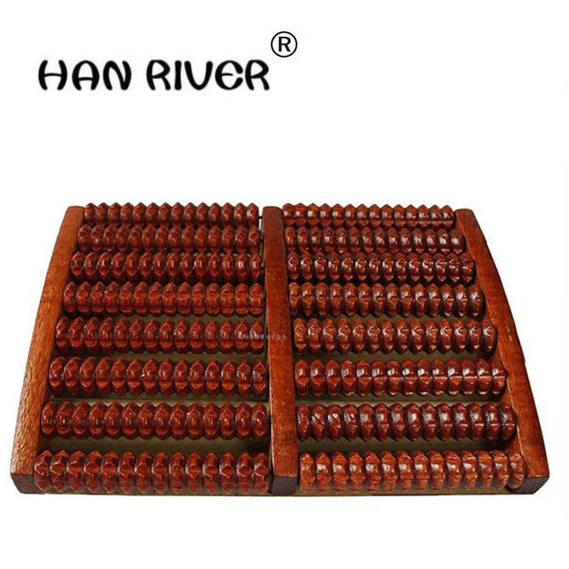 solid wooden roller foot massager pedicure machine foot brush wooden feet meridians foot massager