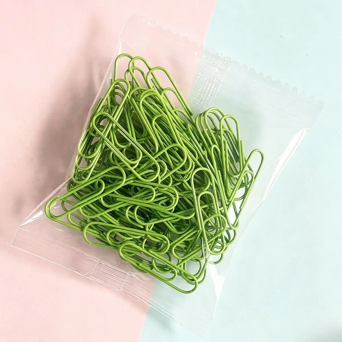Vibrant Assorted Colored Paper Clips, 80 Pack - Reusable & Durable for Office and School Use